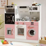 Bierum Kitchen Realistic Lights Sounds Wooden Playset 28 Pcs Toy New. Price: $145.25.