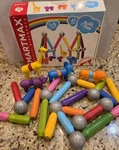 Smartmax Stem Magnetic Educational Building Toy 40 Pieces Safari Animals 1-5 Yrs Used. Price: $34.95.