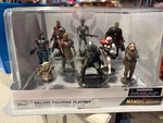 Disney Star Wars The Mandalorian Deluxe Figure Set Yoda Cara Dune Brand New. Price: $39.99.