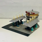 Disney Pixar Cars Radiator Springs Town Flo's Cafe Lights Incomplete -1:55 Scale Used. Price: $109.99.