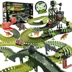 Usa Toyz 225 Piece Green Ultimate Dinosaur Dash Race Track Adventure Playset For Used. Price: $6.00.