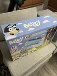 New Bluey 3-IN-1 Transforming Plane Mega Playset Ultimate Family Trip 42 Pieces. Price: $64.99.