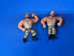 Wwe Wwf Bushwacker Butch/ Luke Action Figures Set Of 2 Missing One Hat Used. Price: $90.00.