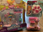 Shopkins Happy Places Royal Trends Wedding & Secret Cutie Cat Cafe New. Price: $32.00.