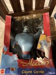 Vintage Disney's Aladdin 12" Giant Genie 1992 New Original Box , Damaged. Price: $79.99.