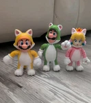 Cat Mario Luigi Peach Action Figure Super Used. Price: $17.99.
