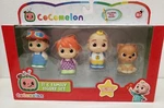 Cocomelon Jj & Family Figure Pack With Mom Dad Bingo Dog 4 New Jazwares. Price: $12.50.