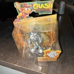 Crash Bandicoot Thumbs Up Silver 2.5" Video Game Action Figure Jakks Pacific New. Price: $8.00.