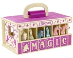 Breyer Horses #59218 Stablemates Unicorn Magic Wooden Carry Case New!. Price: $29.99.