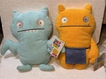 Ice Bat & Wage - Lot Of 2 Plush Dolls Ugly Artist Series Hasbro Sdcc New. Price: $20.00.