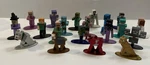 Jada Toys Minecraft Nano Metalfigs 1.65" Dicast Figure 20-PACK Wave Used. Price: $17.99.