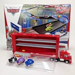 Disney Pixar Cars Design & Drift Speedway 7FT Track + Mack Transporter Bundle Used. Price: $123.73.