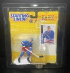 1997 Starting Lineup Wayne Gretzky Ny Rangers Nhl Figure W/ Card Sealed Kenner New. Price: $13.00.