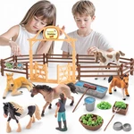 35 Pcs Toys For Kids, Solid Realistic Stable Playset Barn New. Price: $32.85.