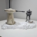 Kenner Star Wars Hoth Playset Imperial Probe Droid Base Tower Gray White Used. Price: $140.00.