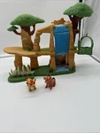 Disney The Lion Playset Simba Pumbaa Figures Jungle Animal Working Used. Price: $28.00.