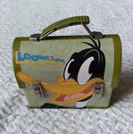 Warner Bros Looney Tunes Back Action Daffy Duck Mini Tin Dome Style Lunchbox Used. Price: $9.99.