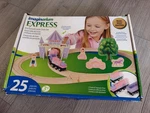 Toys Wooden Castle Train Set - 25 Pieces Imaginarium Express Used. Price: $29.99.