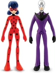 Flexfigs Miraculous Lady Bug & Hawk Moth 2-PACK Bendable Figures Nj Croce 51504 New. Price: $14.90.