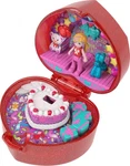 Polly Pocket Mattel 80TH Anniversary Compact Playset, Jewelry Box Multicolor New. Price: $16.31.
