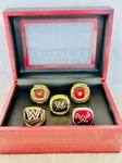 5 Pcs Wwe World Wrestling Hall Of Fame Championship Ring Set Box, Us New. Price: $134.99.