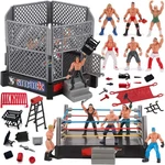 Toyvelt Ring Playset With 32-PIECE 2" Wrestling Action Figures For Boys 8-12 ... New. Price: $27.59.