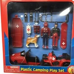 Kid Connection Plastic Camping Playset Rescure Team And Vehicles New. Price: $23.96.