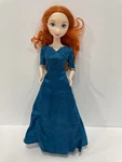 Disney Mattel Barbie Doll Princes 11" Merida Brave 2006 Red Hair W/ Shoes Used. Price: $7.19.