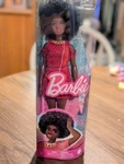 Mattel Barbie Fashionistas Doll 221 African American Natural Hair Red Dress New. Price: $9.99.
