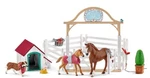 Schleich - Club Hannah's Guest Horses With Ruby Dog SHL42458 Nuovo. Price: $44.54.