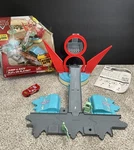 Disney Pixar Cars Jump & Race Flo's V8 Cafe Story Set Toy Mattel 2014 Used. Price: $25.00.