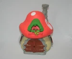 Smurfs Vintage Large Mushroom Red House Playset 40001 Peyo Schleich Used. Price: $74.99.