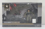 New U.s. Army Flying Jet W/posable Soldier Figure + Official Us. Price: $12.99.