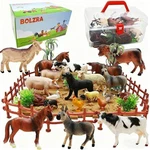 Bolzra Farm Figurines, Realistic Plastic Animals Toys With Fences Buil... New. Price: $35.65.
