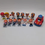 Blippi Jazwares 3" Figures Toy Lot Of (13 + Car) Lion Cow Sailor Waiter Chef Used. Price: $24.99.