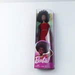 Mattel Barbie Fashionistas Doll #221 Natural Black Hair Red Dress & Accessories New. Price: $14.24.