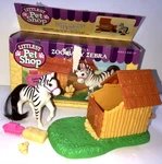Vintage 1993 Kenner Littlest Pet Shop Zoo Baby Zebra - Original Packaging Used. Price: $34.95.