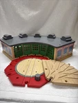 Thomas & Friends Wooden Railway Roundhouse Learning Curve Ba 2001 Vintage Used. Price: $45.00.