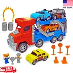 Kid Connection Jumbo Ramp Hauler Play Set - 16 Pcs With Cars & Accessories New. Price: $35.98.