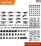 Imagination Unleashed: 83 Pcs Toy Soldiers & Accessories - Create Your Own Army New. Price: $11.99.