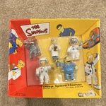 Playmates The Simpsons Deep Space Homer & Barney Boxed Playset Original Unopened New. Price: $34.00.