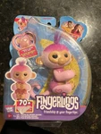 Wowwee Fingerlings Interactive Baby Monkey Harmony Pink Color Figure New Sealed. Price: $11.37.