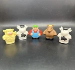 Tomy Ertl John Deere Animals 5 Toys Figures Horse, 2 Cows, Sheep, Farmer Used. Price: $10.99.
