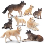 Toymany 8PCS Wolf Figures Forest Animals Figurines - Realistic Jungle Zoo New. Price: $21.99.