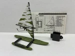 Vintage Hasbro G.i. Joe Arah 1983 Manta 100% Complete & Original With Blueprint Used. Price: $40.00.