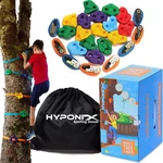 Hyponix Ninja Tree Climbing Kit 16 Large Rock Holds & 8 Ratchets, 10-MINUTE... New. Price: $47.47.