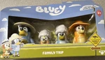 Moose Enterprise Bluey Family Trip Playset With 4 Figures Boxed New. Price: $8.00.