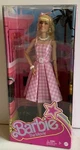 Barbie The Movie Margot Robbie Doll Wearing Pink Gingham Dress New Mint Box. Price: $49.99.