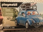 Playmobil Light Blue Volkswagen Beetle Herbie Punch Bug Toy Car Set #70177 Nib New. Price: $42.99.