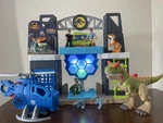 Imaginext Jurassic World Scan & Glow Dino Playset W/lights Sounds, Figures Used. Price: $45.00.